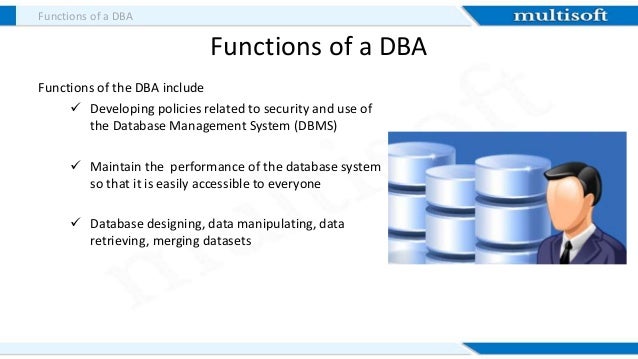 define database administrator in dbms