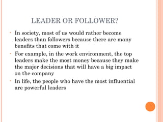 How to become a powerful leader | PPT