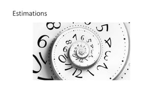 Estimations
 