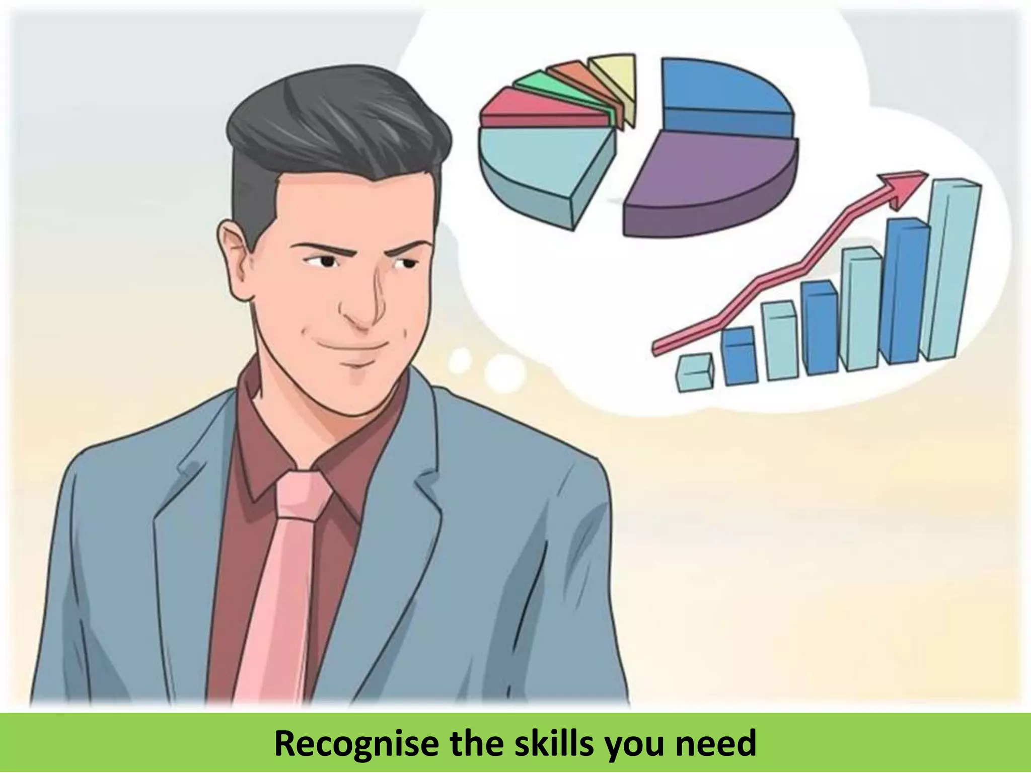 Recognise the skills you need
 