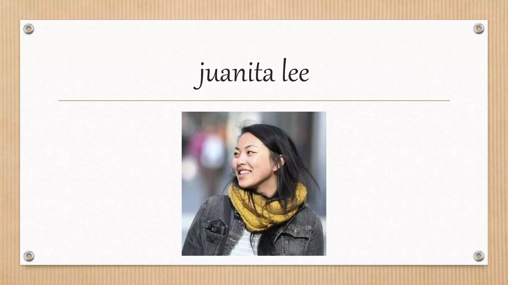 juanita lee
 