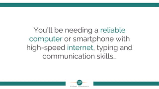 How to become a virtual assistant | PPTX