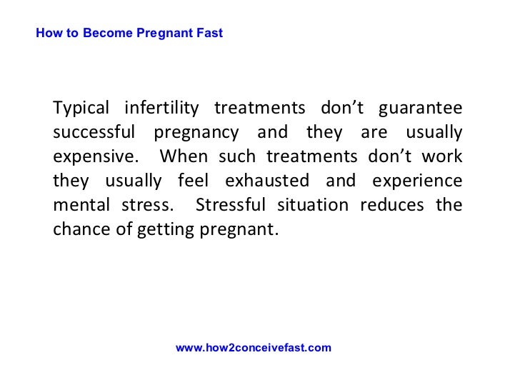 Become Pregnant Fast 45