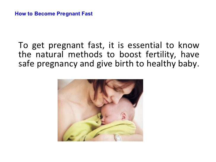 Become Pregnant Fast 35