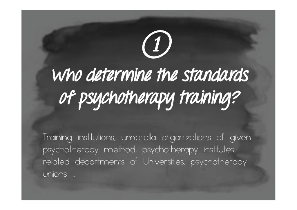 How To Become A Psychotherapist