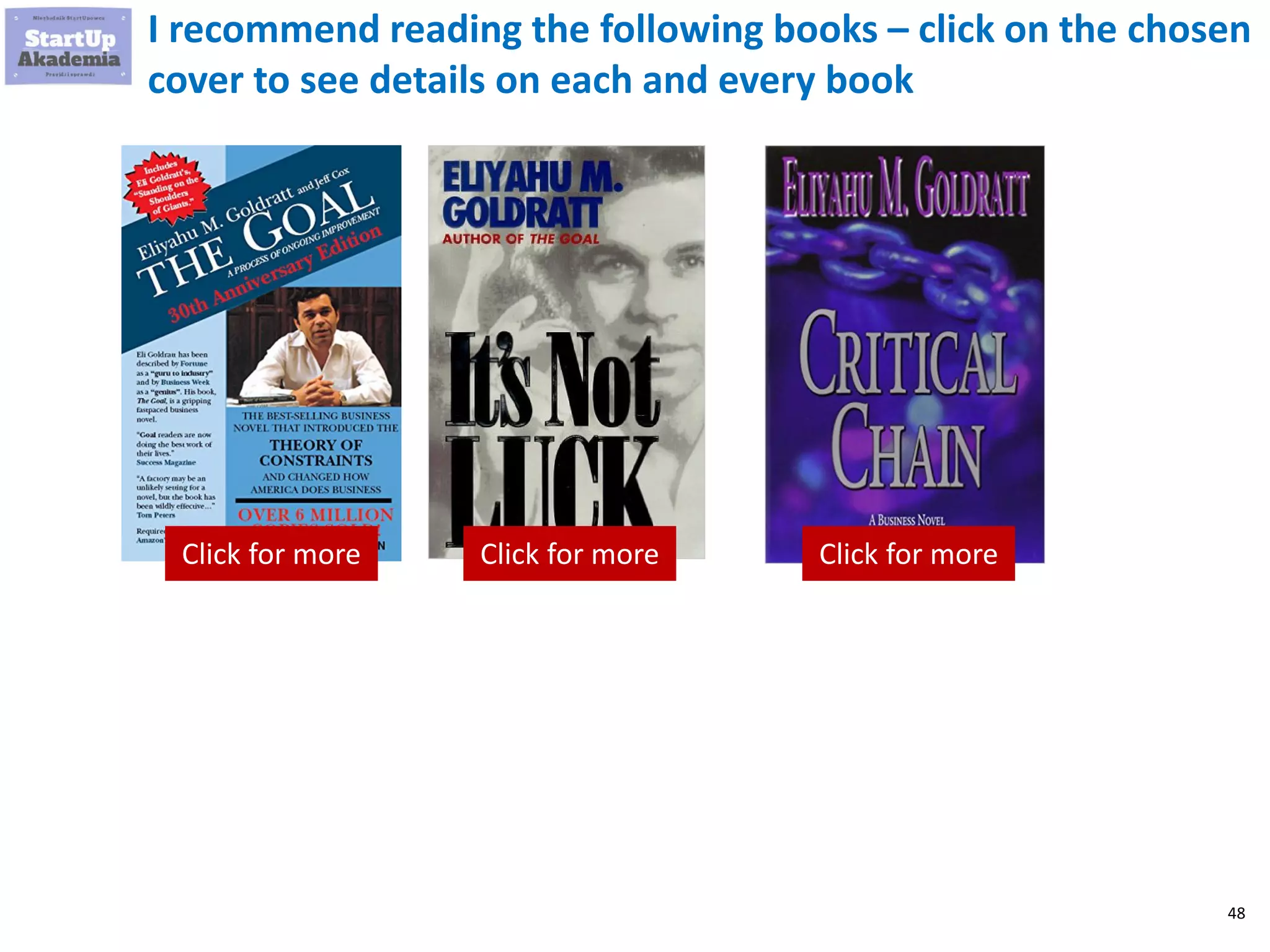 48
Finally if you make the researcher do also par time writing and
making illustration you boos capacity even further to 9 post
per week. Writing post again becomes bottleneck. But with the
same people you produce almost 2x
Research topics for a
post
Write a post Create illustration
Edit and modify
post, add illustration
and schedule
20 5 7 10
# of post that can
be done in a week
by 1 person
▪ Speed up the writing process (faster typing,
better tools, shortcuts for the most popular
words)
xx
20 8 7 10
10 9 10 10
▪ Make the researcher do also par time
writing and making illustration
 