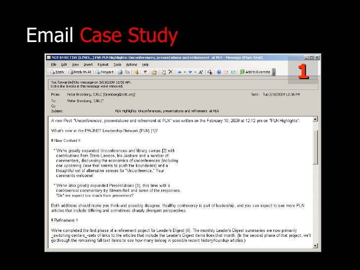 case study email template