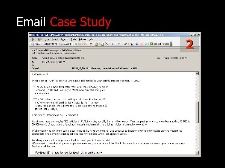 Why are case studies important in business image