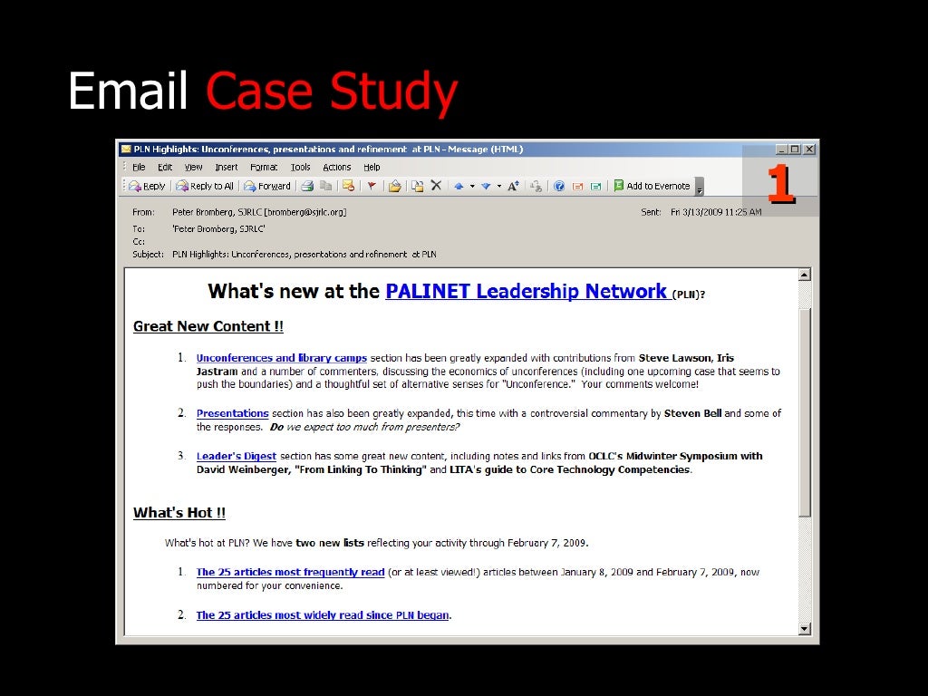 Email Case Study 1