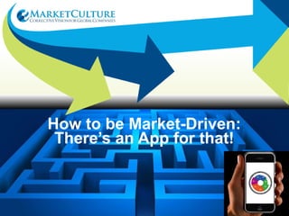 How to be Market-Driven: There’s an App for that! 