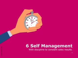 ©GunnarSchöder2016
6 Self Management
With discipline to constant sales results.
.
 