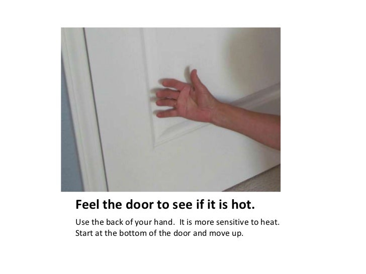 How to be safe in a fire