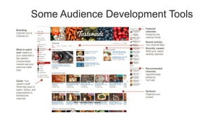 Some Audience Development Tools
 
