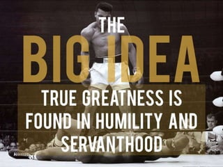 How to be the greatest