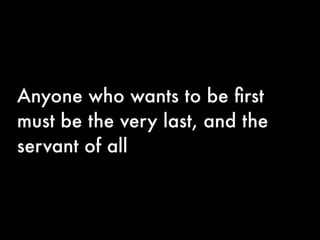 How to be the greatest