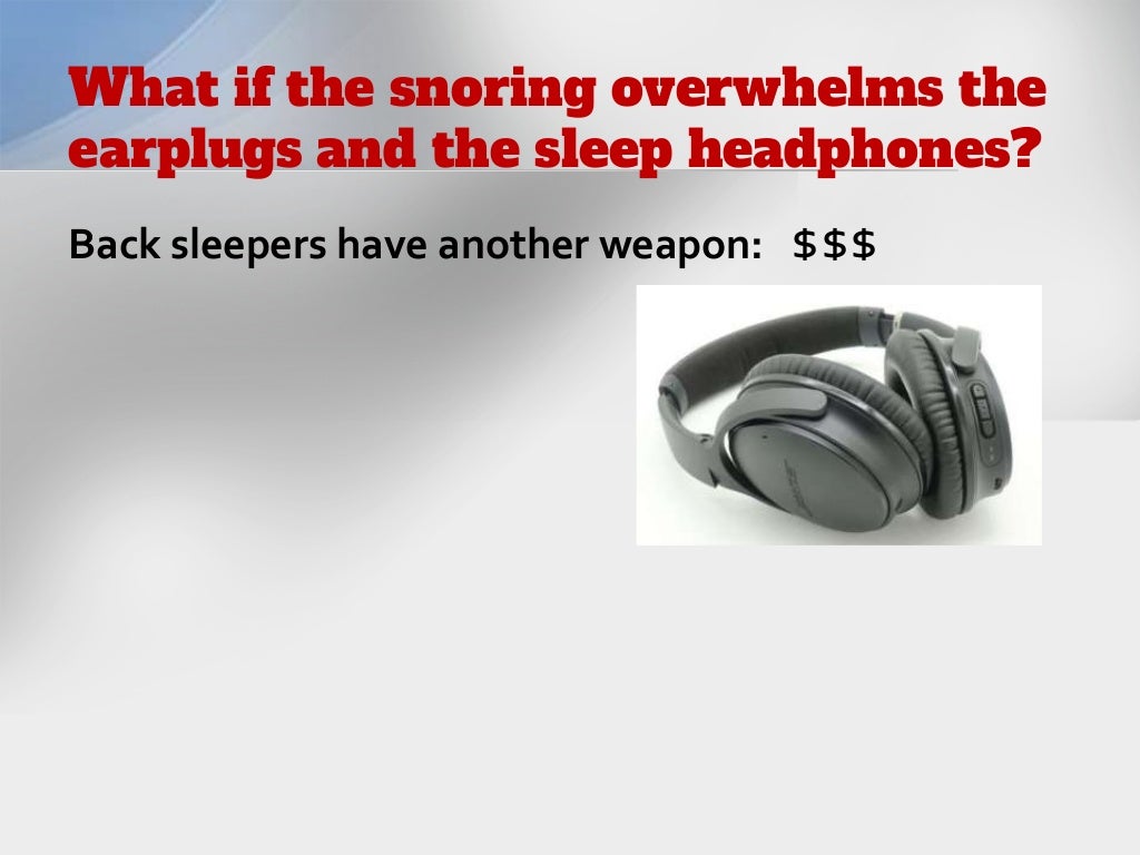 How to Block Out Loud Snoring Noise