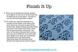 How to block print with a wood block stamp (wood print block) like a ...