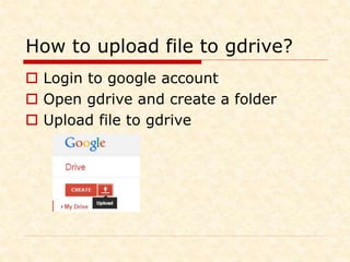 How to Include a JavaScript file from GDrive to Blogspot | PPT | Web ...
