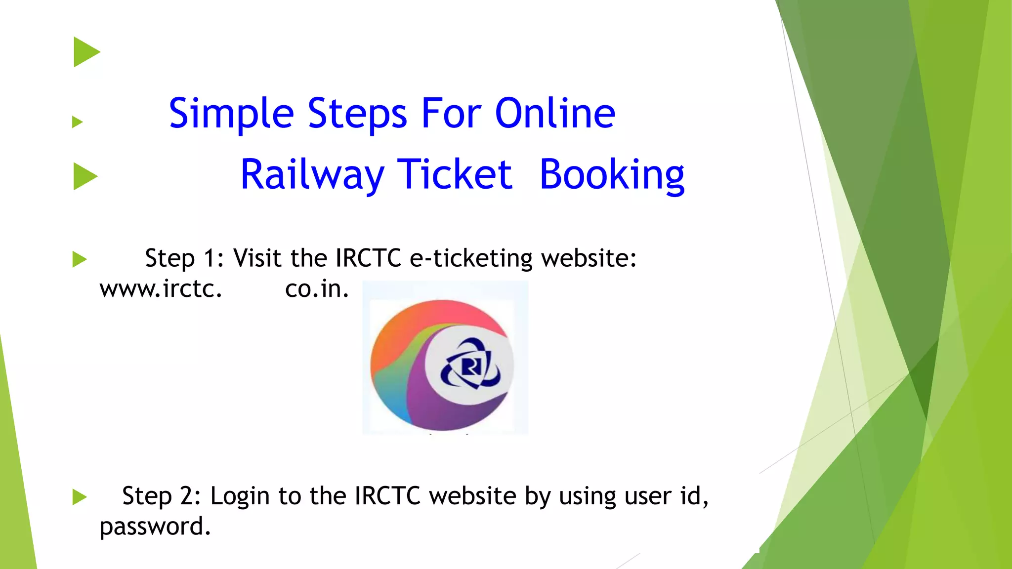 how to booking train ticket online.pptx