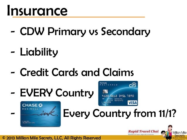 Primary Vs Secondary Insurance Car Rental Primary Vs Secondary Insurance Car Rental