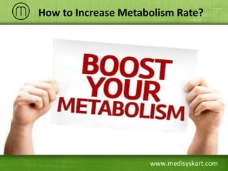 www.medisyskart.com
How to Increase Metabolism Rate?
 