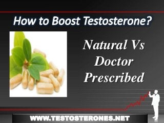 Natural Vs
Doctor
Prescribed
WWW.TESTOSTERONES.NET
 