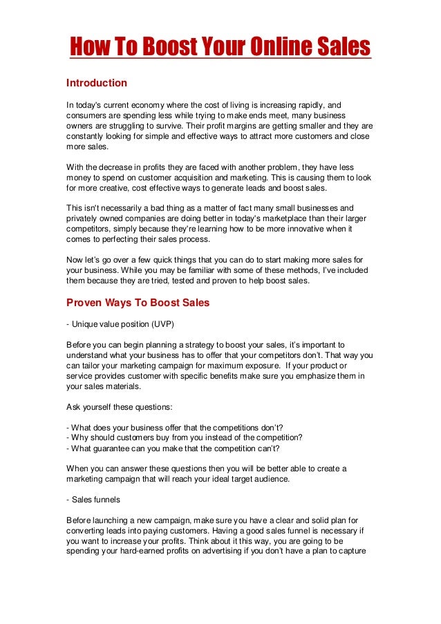 Selling on the How to Sell Online, Sell Products Online