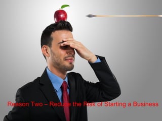 Reason Two – Reduce the Risk of Starting a Business
 