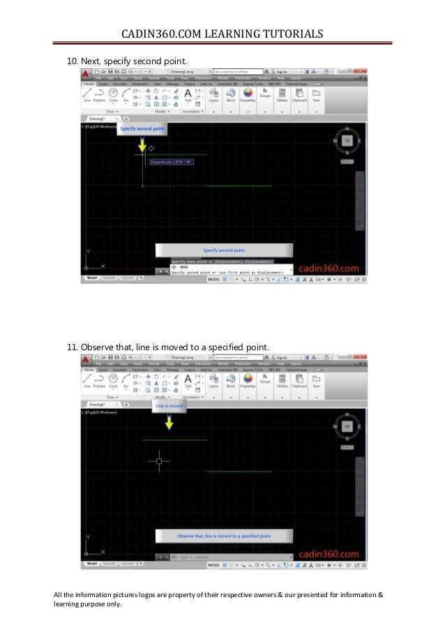 How to break line using AutoCAD break at point command