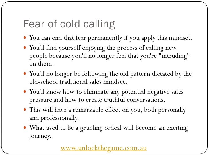 How To Break Old Cold Calling Habits