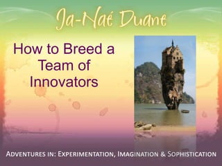 How to Breed a Team of Innovators 