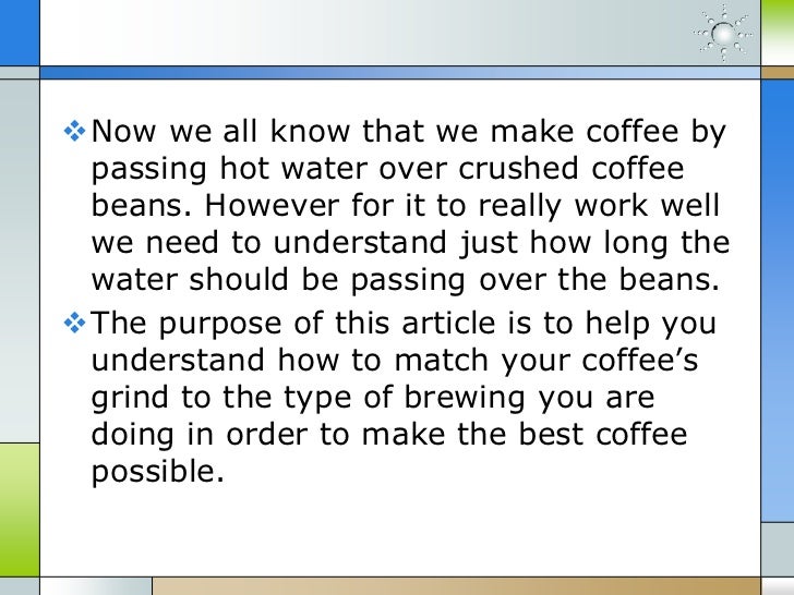 How to brew a perfect cup of coffee