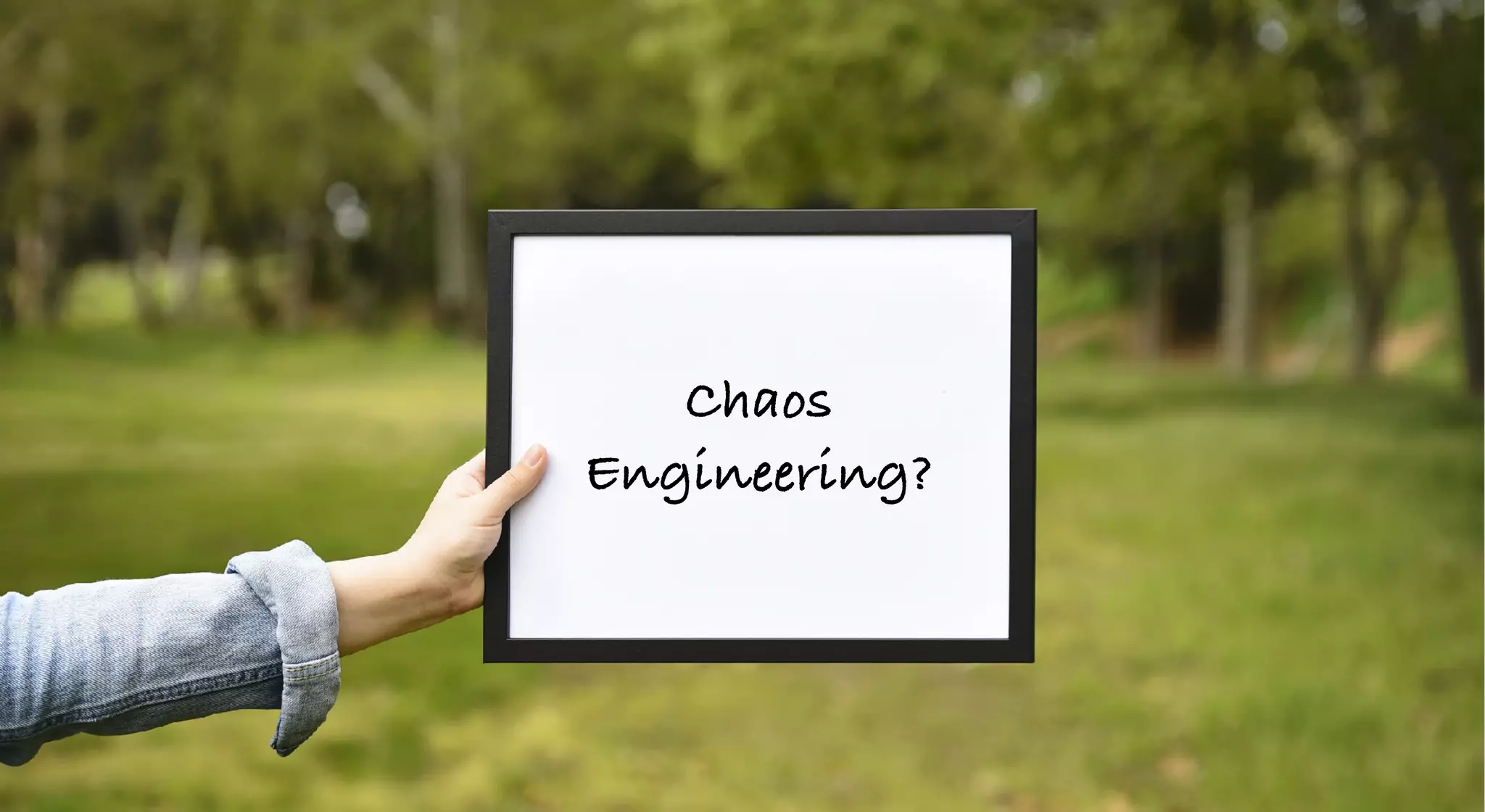 Chaos
Engineering?
 