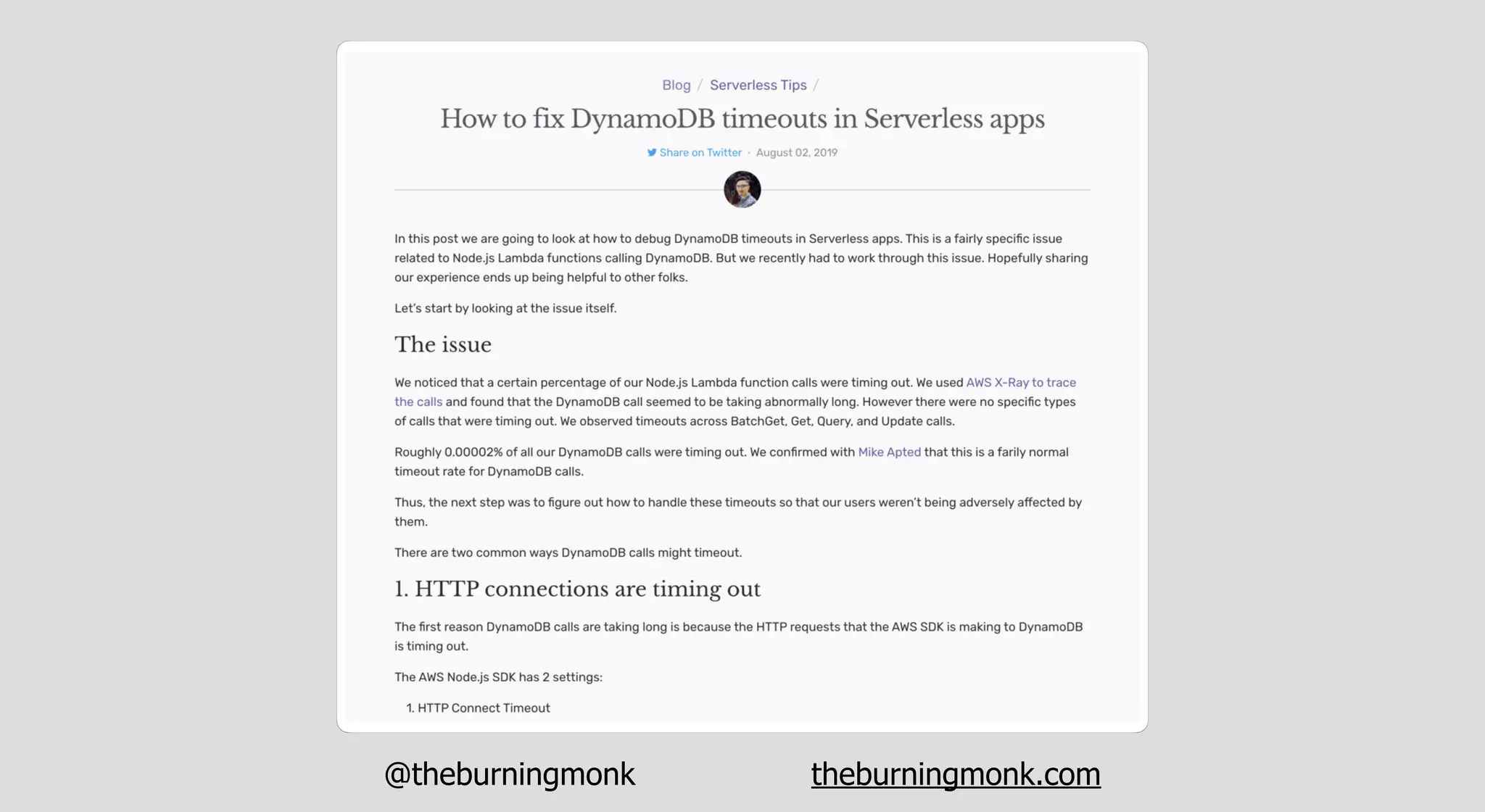 @theburningmonk theburningmonk.com
 