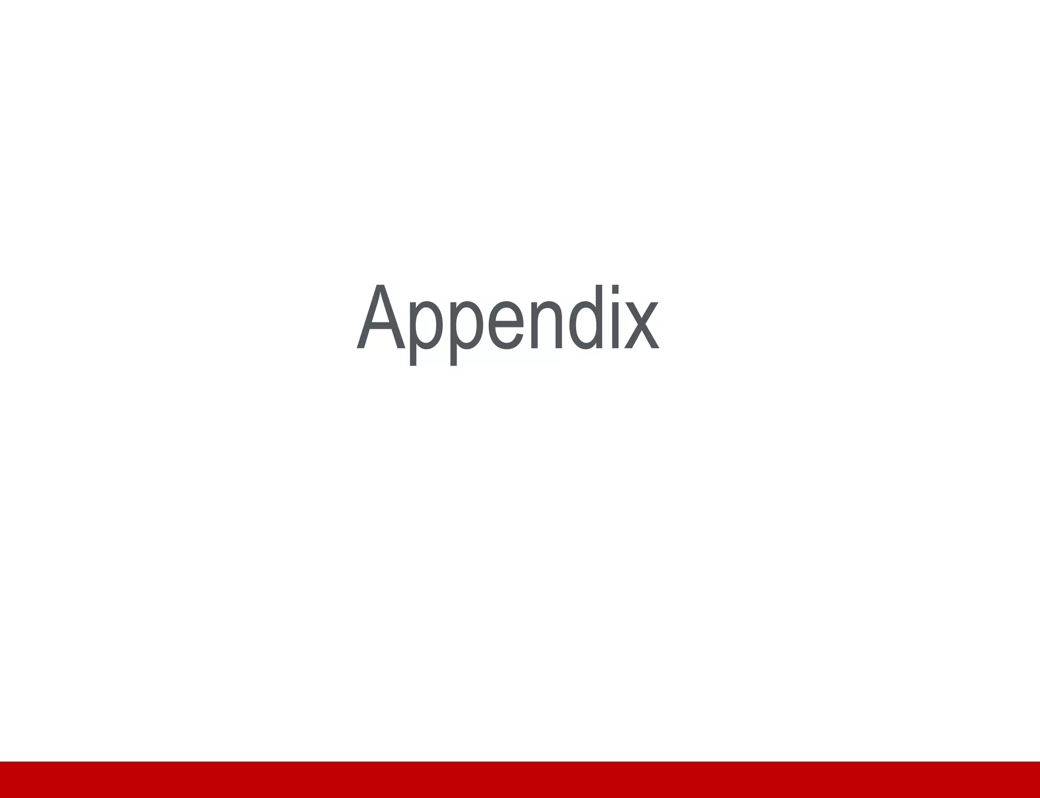 Appendix
 