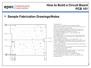 How to Build a Circuit Board
PCB 101


Sample Fabrication Drawings/Notes

52

 