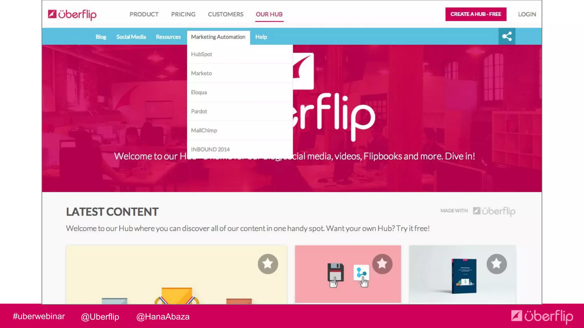 @HanaAbaza@Uberflip#uberwebinar
 