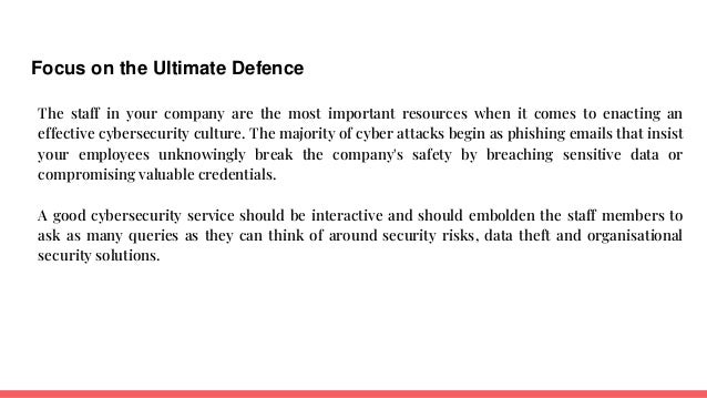 How to Build a Culture of Cyber Security for Your Business | PPTX