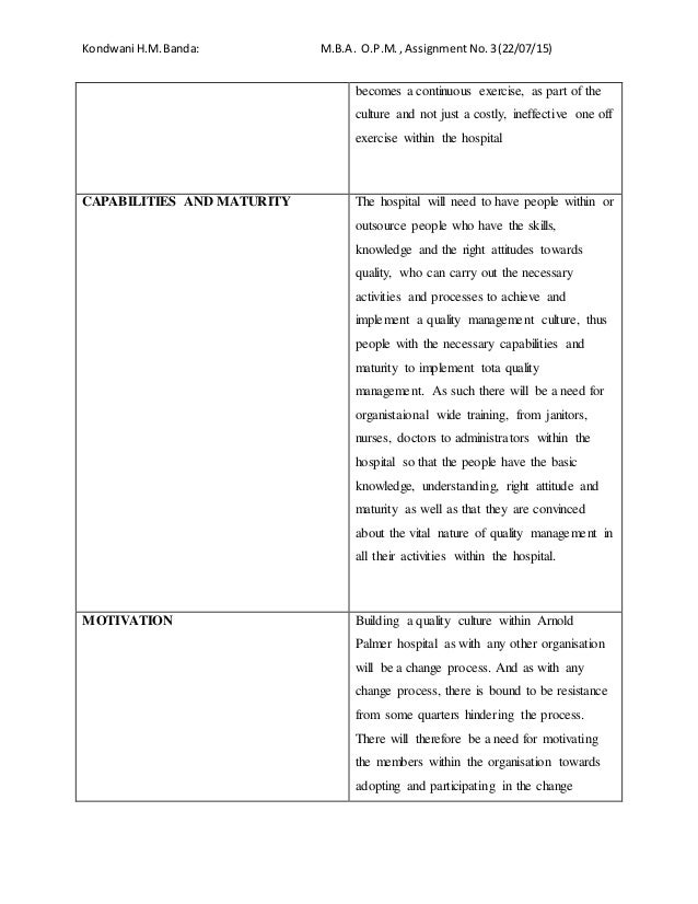 Case study assignment essays palmer