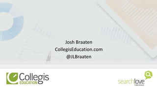 How to Build a
Data-Driven Company
Josh Braaten
CollegisEducation.com
@JLBraaten
 