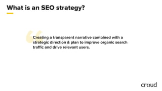 Croud Presents: How to Build a Data-driven SEO Strategy Using NLP