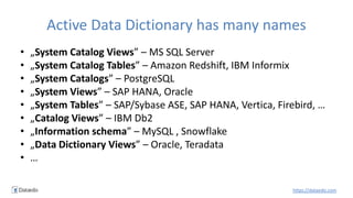 How to build a data dictionary Slide 7