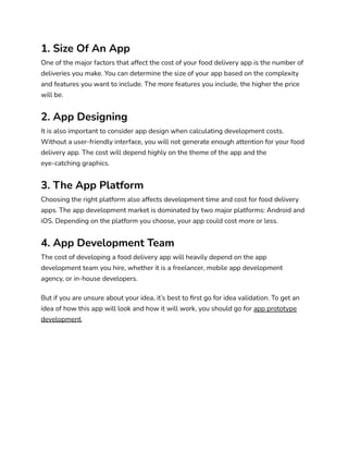 How To Build A Food Delivery App Like Uber Eats? | PDF