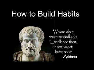 How to Build Habits
 