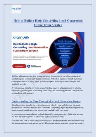 How to Build a High-Converting Lead Generation Funnel from Scratch | PDF