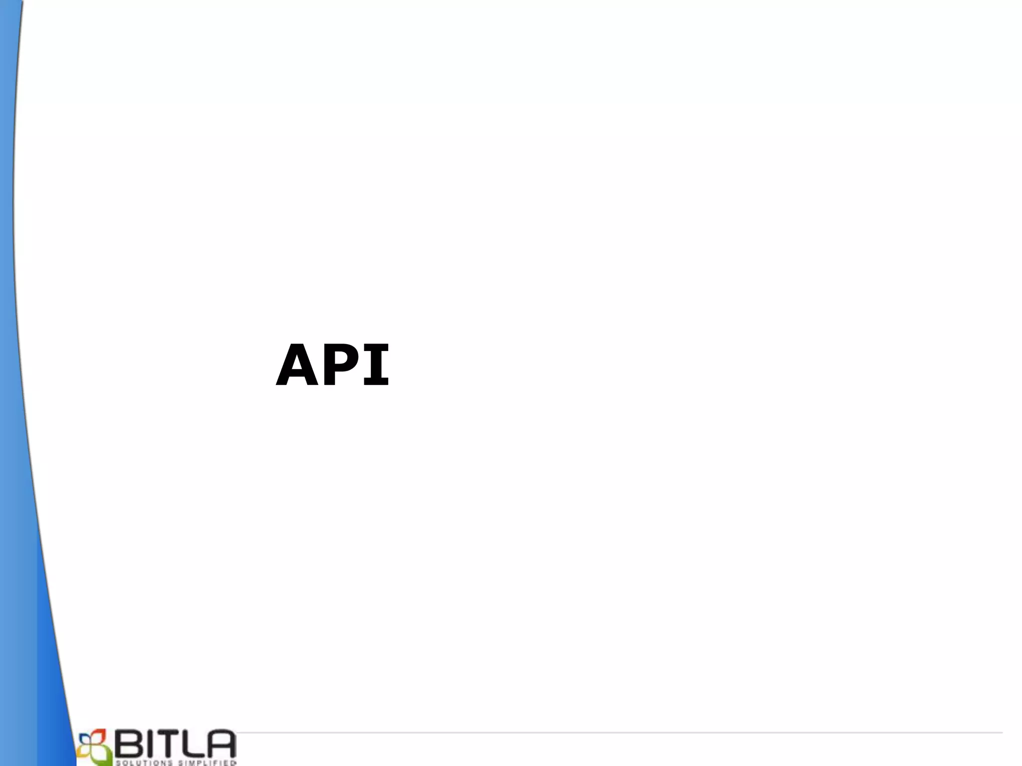 API
 