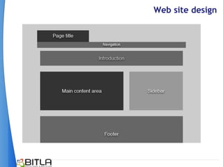 Web site design
 