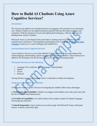 How to Build AI Chatbots Using Azure Cognitive Services.pdf