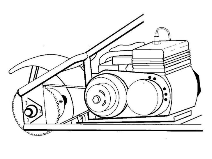 mini chopper rolling chassis