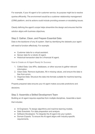 How To Build An AI Agent__ A Comprehensive Guide.pdf
